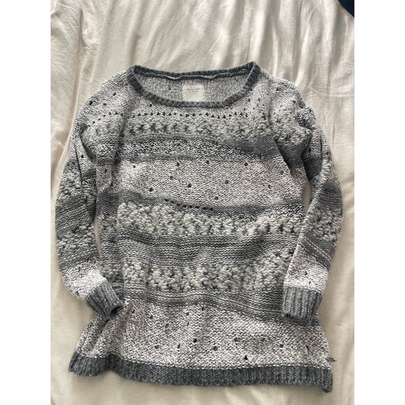 Abercrombie & Fitch Gray Knit Wool Blend Pullover Sweater - Picture 1 of 6